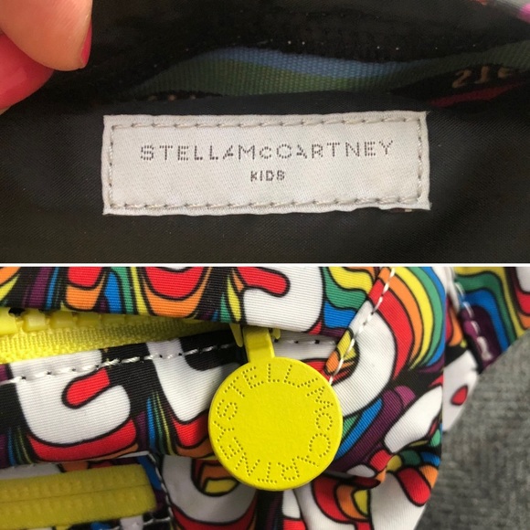 Stella McCartney Logo Rainbow Bum Bag Fanny Pack - Picture 3 of 14